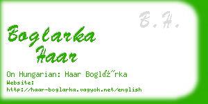 boglarka haar business card